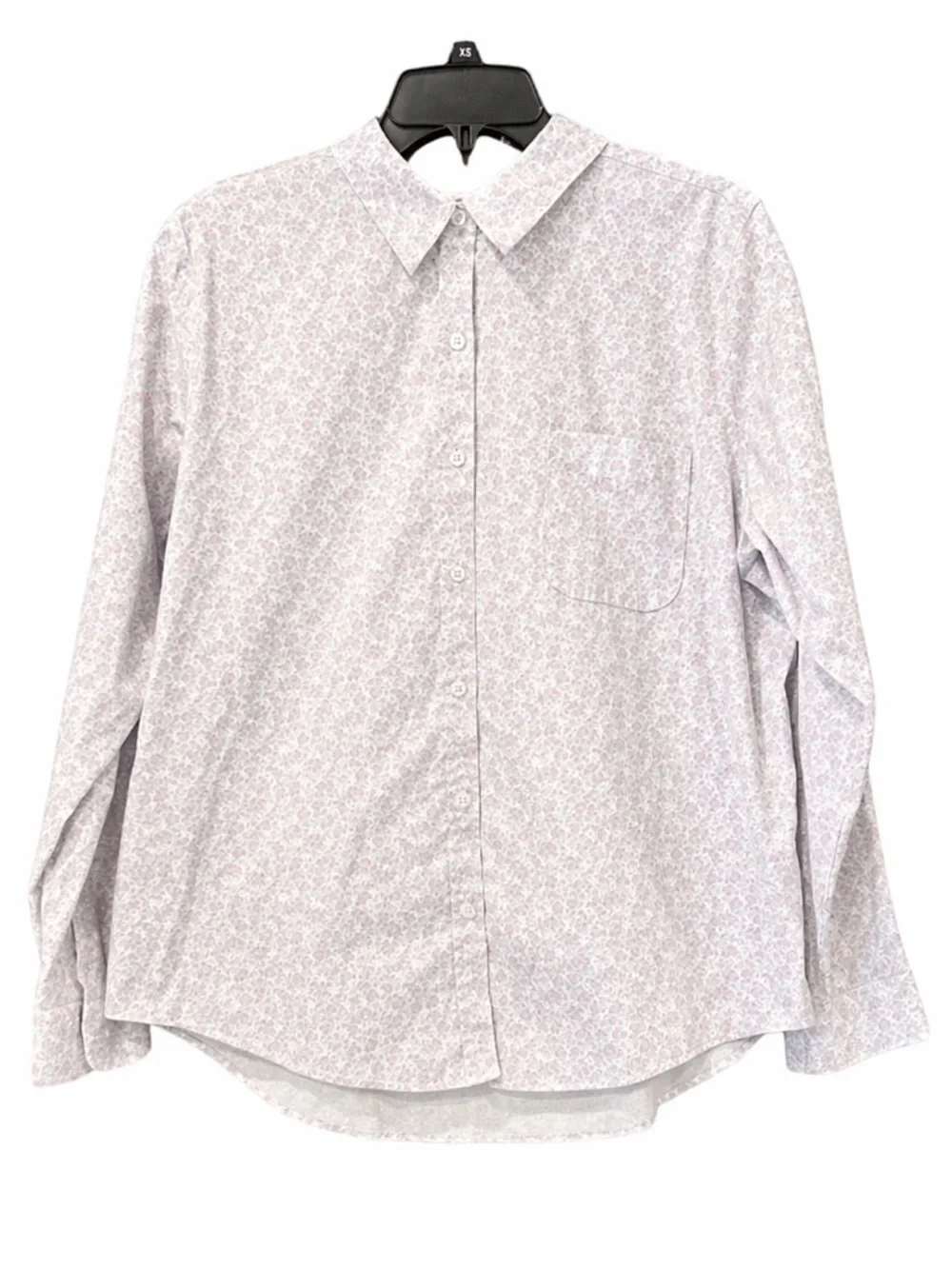 L.L. Bean Women's XL Wrinkle Resistant Cotton Button Down Shirt Floral Ditsy - Picture 1 of 9
